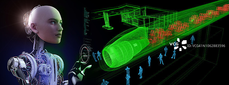 超级高铁列车技术的未来图片素材
