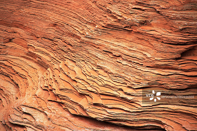 亚利桑那州鲍威尔湖的岩层地貌图片素材