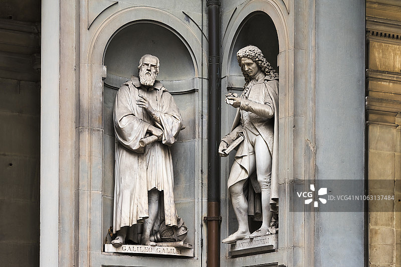 意大利托斯卡纳区兰齐凉廊雕像图片素材