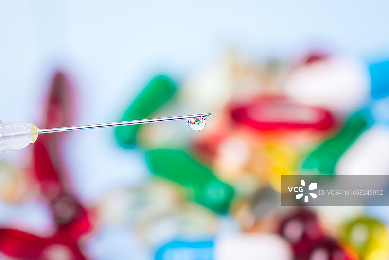 注射器，医疗注射图片素材