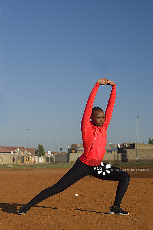 健身中的黑人女性图片素材