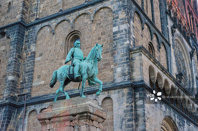 德国不莱梅的俾斯麦纪念碑图片素材