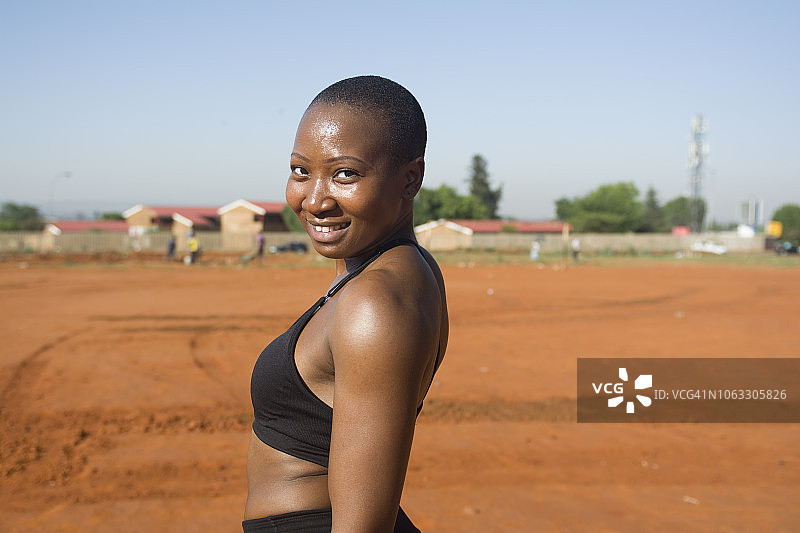 健身中的黑人女性图片素材