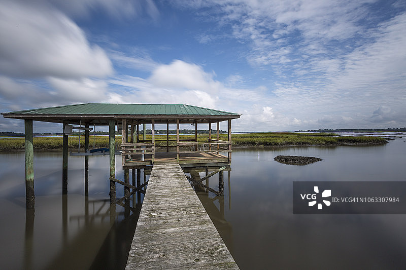 美国南卡罗来纳州瓦德马拉岛图片素材