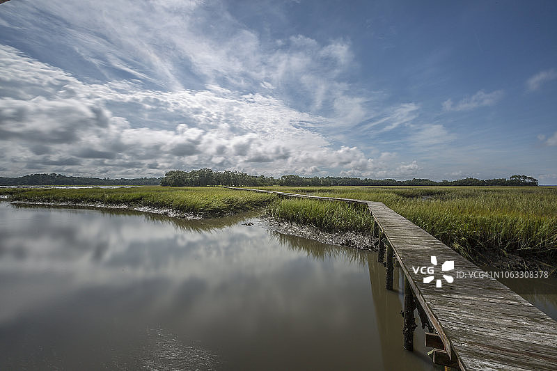 美国南卡罗来纳州瓦德马拉岛图片素材