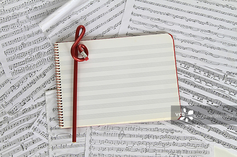 音乐家工作区图片素材