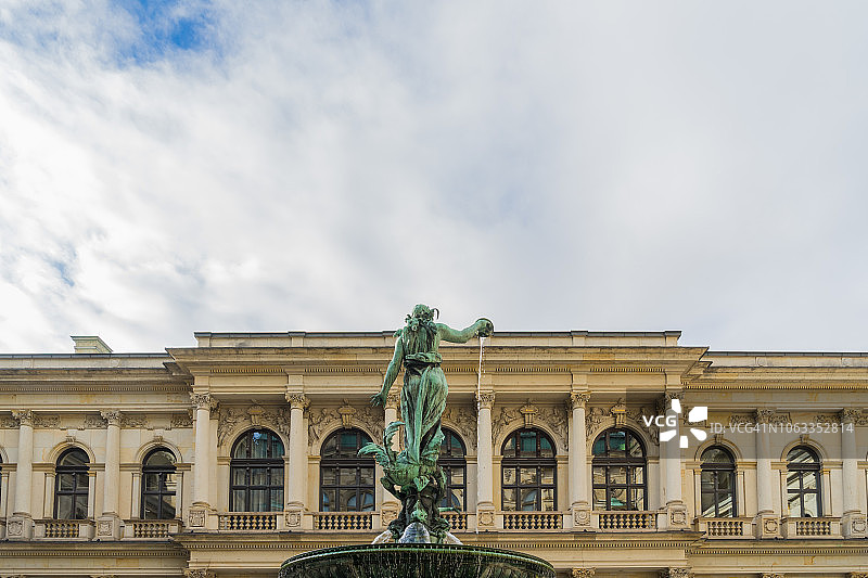许癸厄亚喷泉庭院（德国汉堡）图片素材