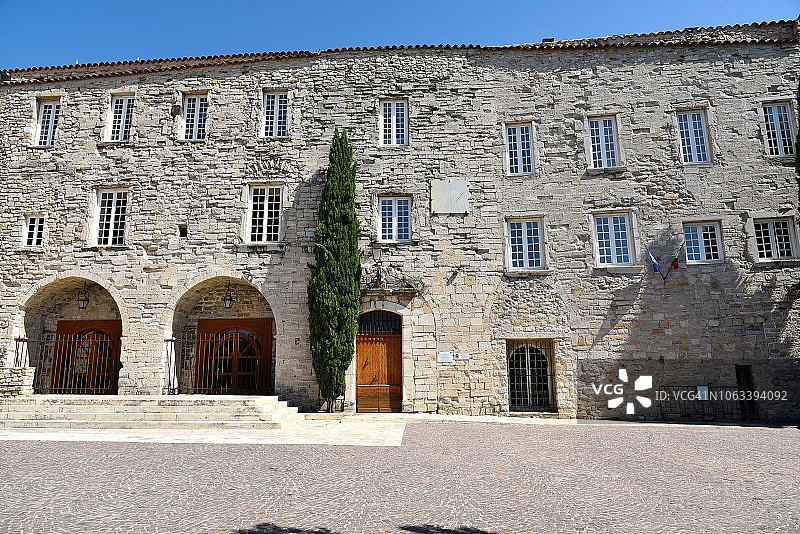 勒卡斯泰莱镇市政厅，法国图片素材