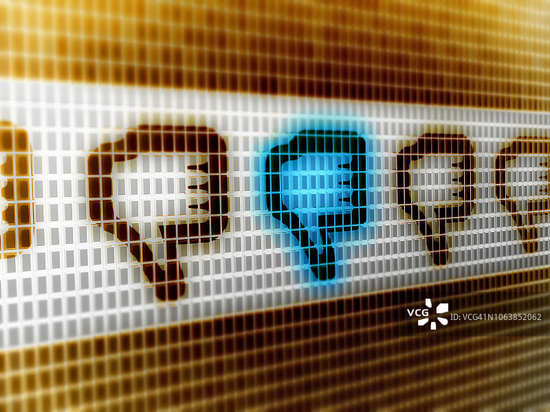 屏幕上的“不喜欢”图标图片素材