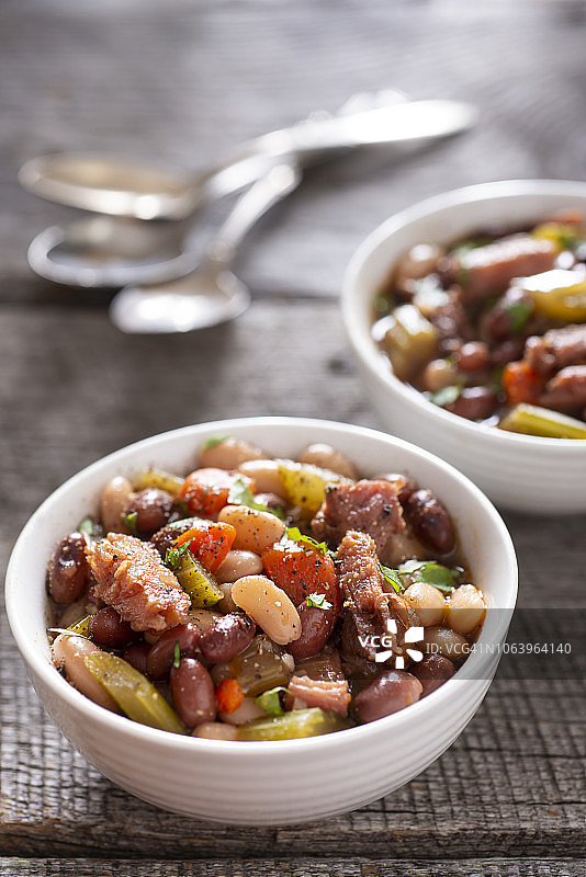 火腿芸豆汤图片素材