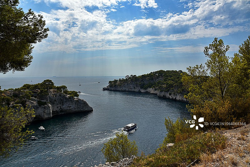 法国卡西斯米乌港海湾图片素材