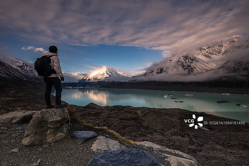 塔斯曼冰川步道图片素材
