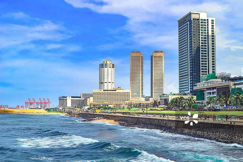 斯里兰卡科伦坡的城市建筑图片素材