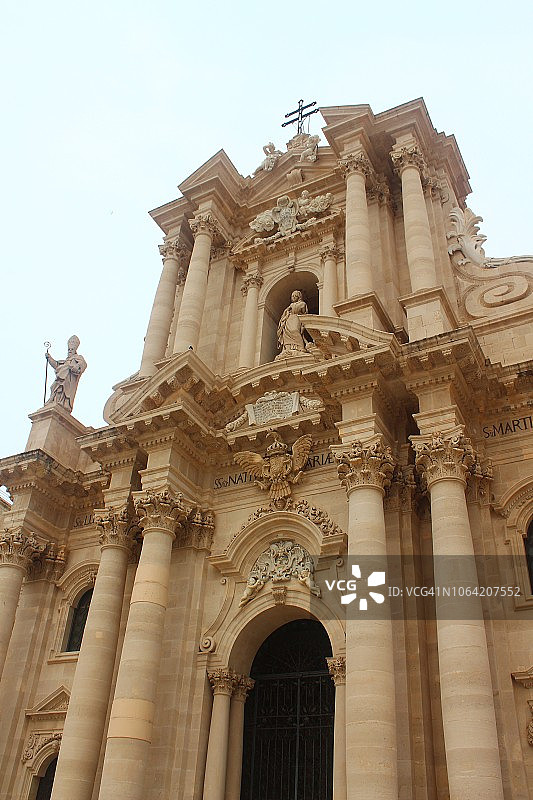 意大利西西里岛锡拉丘兹大教堂图片素材