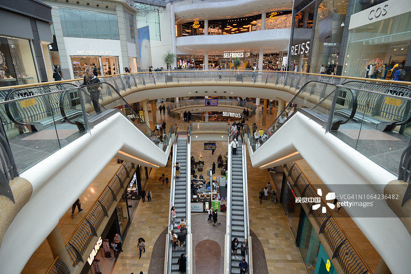 英国伯明翰斗牛场购物中心图片素材