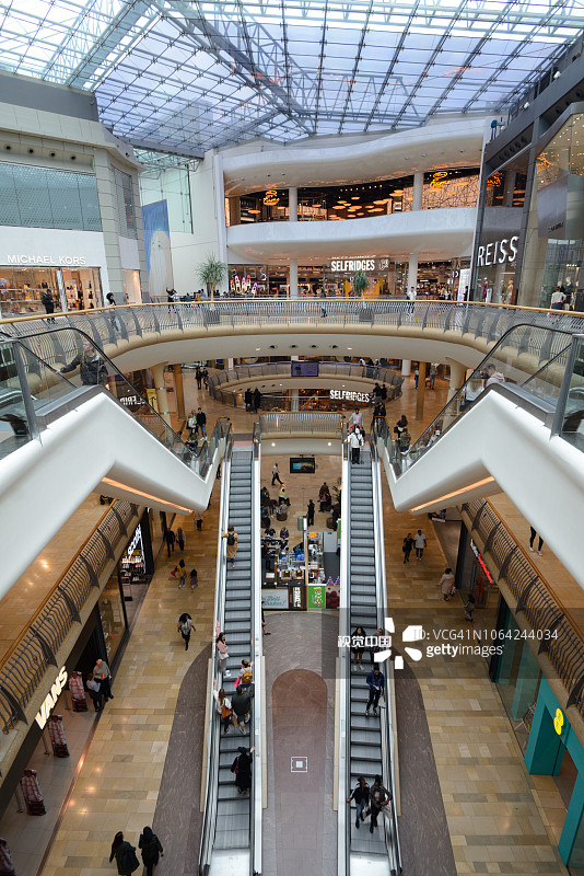 英国伯明翰斗牛场购物中心图片素材