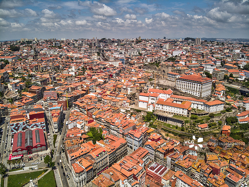 葡萄牙波尔图市：城市港口，主要旅游景点图片素材