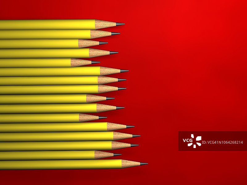 3D铅笔图图片素材