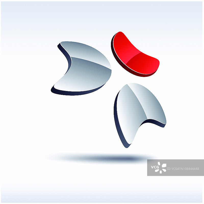 3D抽象标志图片素材