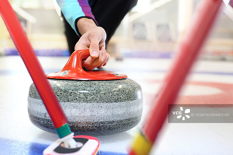 花岗岩冰壶石图片素材