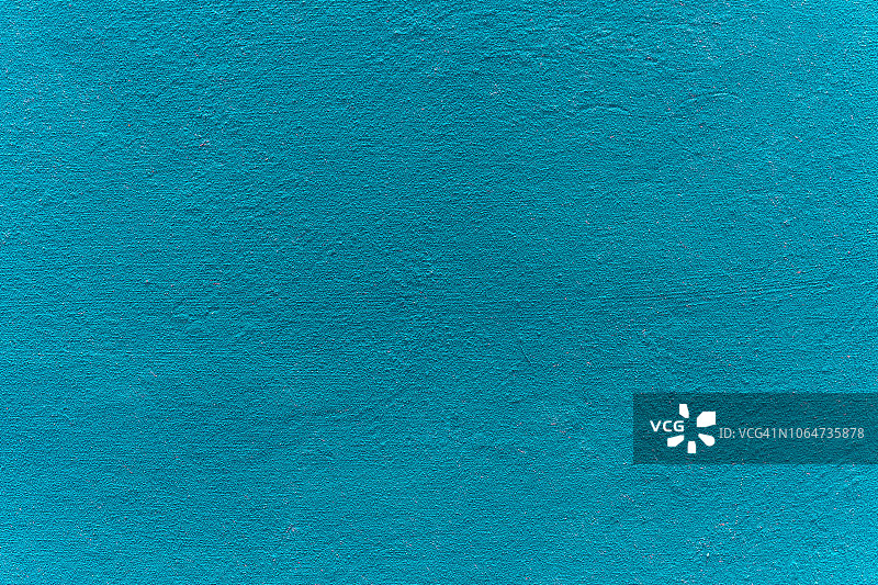 绿松石色石膏锈迹斑斑的混凝土墙图片素材