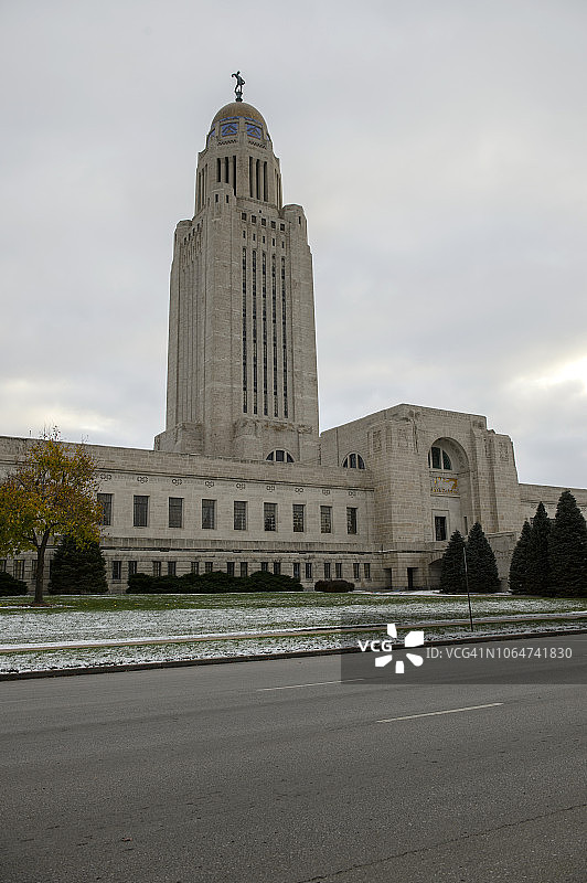 美国内布拉斯加州议会大厦图片素材
