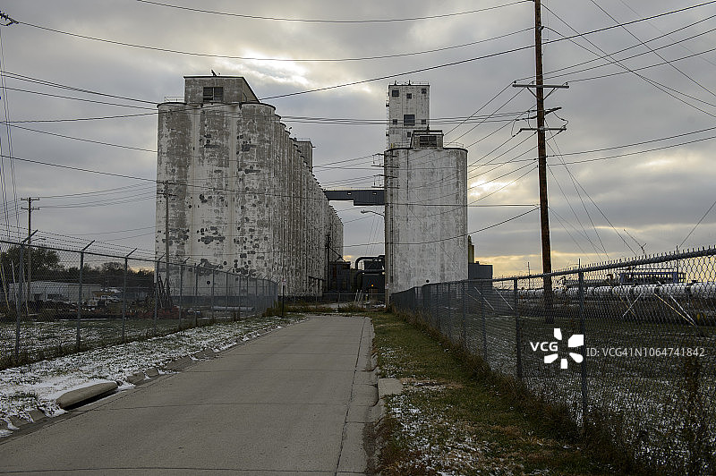 美国内布拉斯加州林肯市工业建筑图片素材