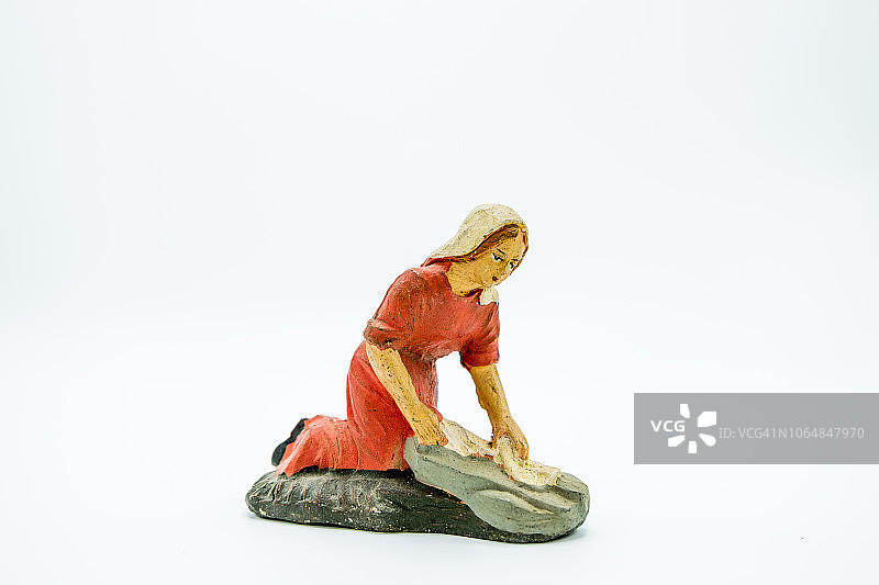 基督教耶稣诞生场景人物，洗衣妇图片素材