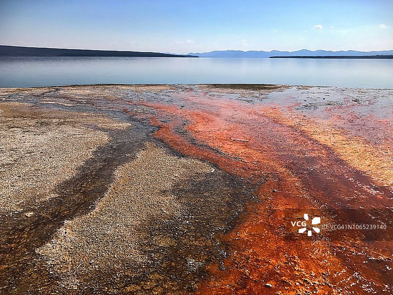 黄石国家公园西拇指间歇泉盆地图片素材