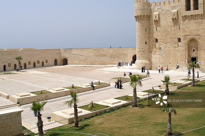 埃及亚历山大盖贝伊城堡（盖贝伊堡）图片素材