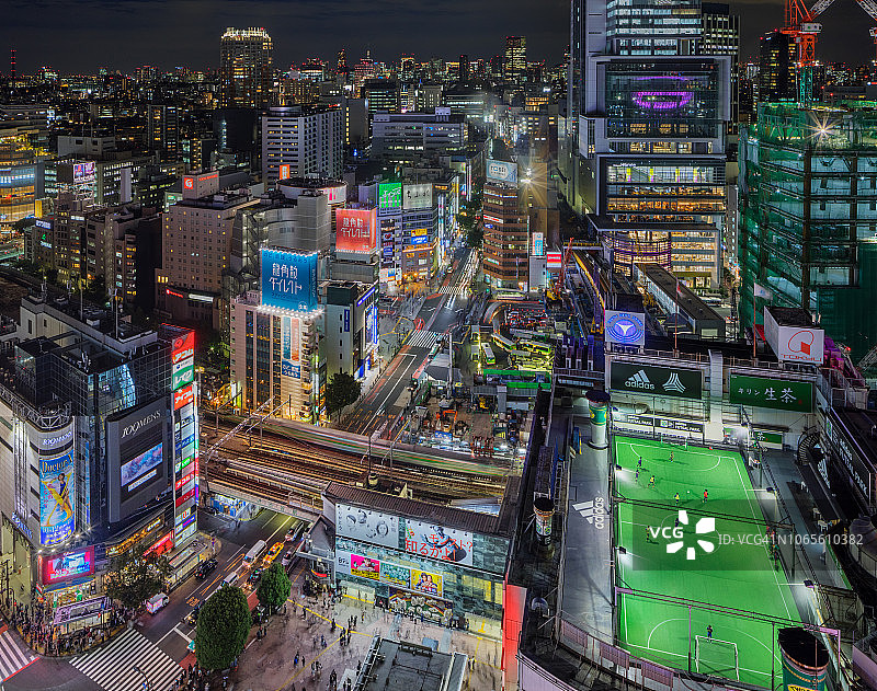 日本东京涩谷十字路口图片素材