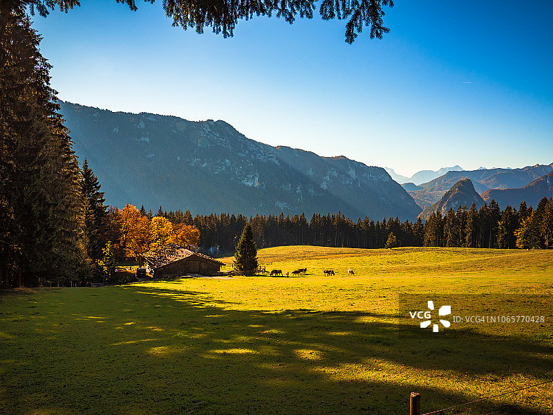 Backeralm Runde徒步图片素材