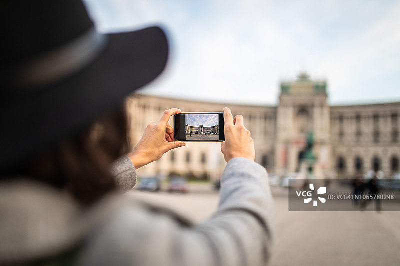 维也纳游客图片素材