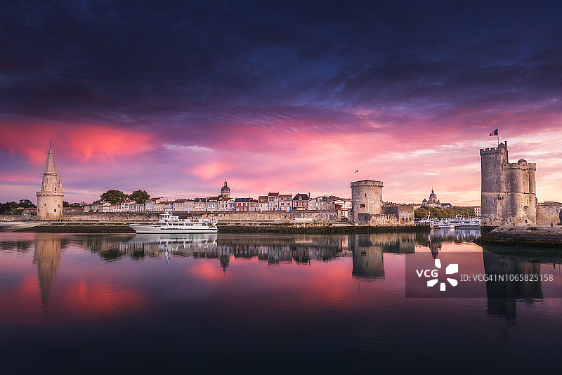 法国拉罗谢尔港图片素材