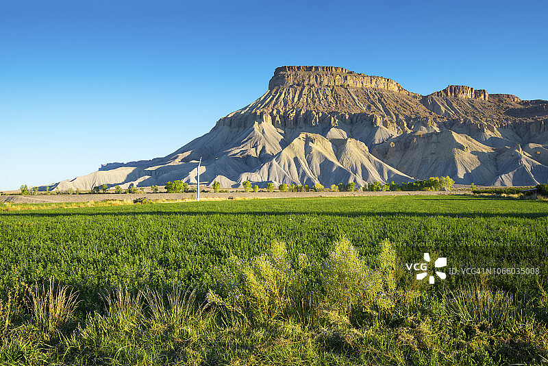加菲尔德山，布克悬崖，大峡谷，科罗拉多州西部图片素材