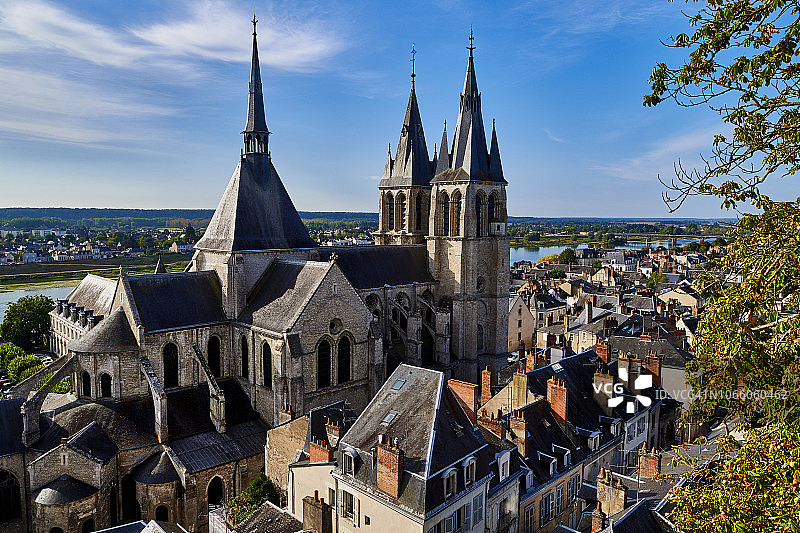 布卢瓦，卢瓦尔河谷，法国图片素材