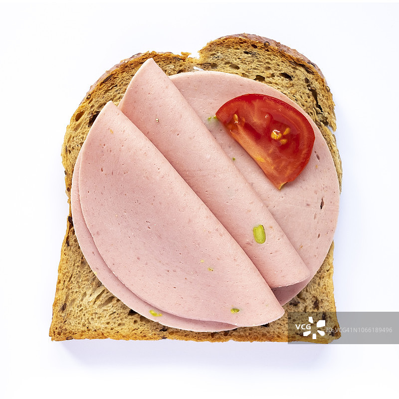 无黄油香肠面包图片素材