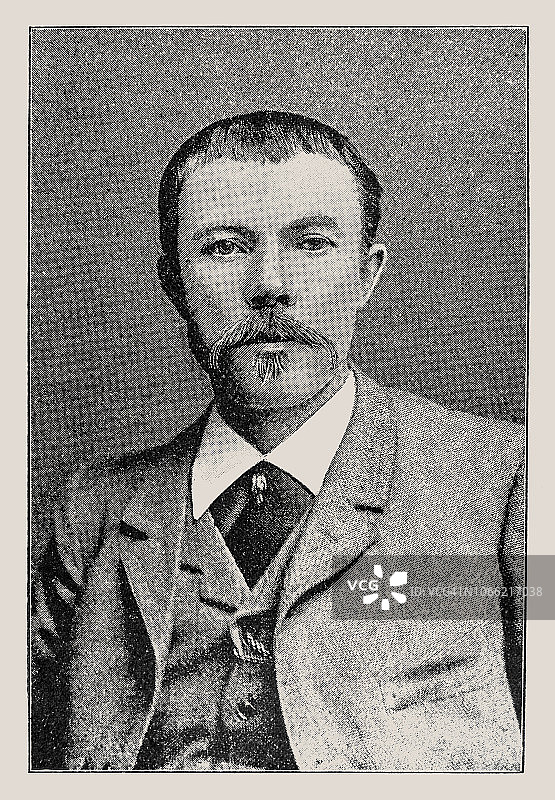 阿恩·加尔堡，挪威作家图片素材