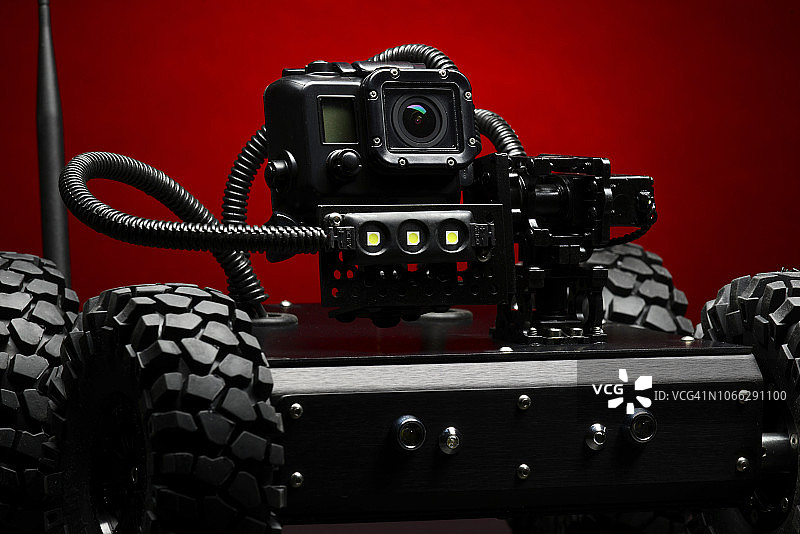 战术云台迷你机器人图片素材
