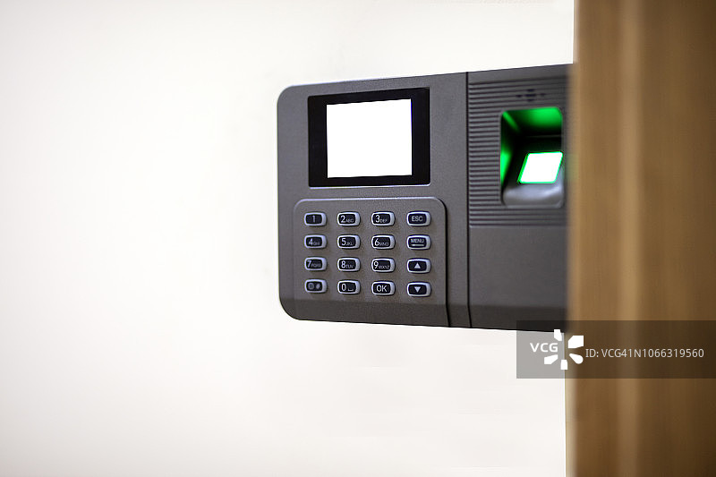 指纹扫描安全设备图片素材