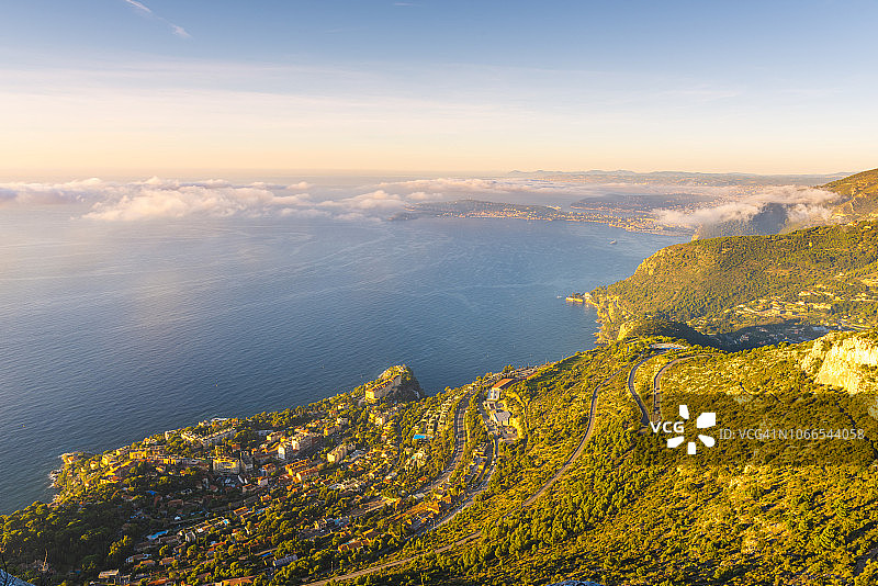 法国里维埃拉沿海风光图片素材