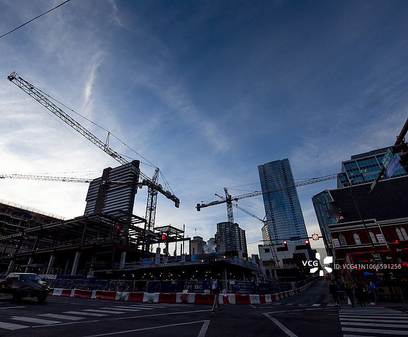纳什维尔建筑施工图片素材