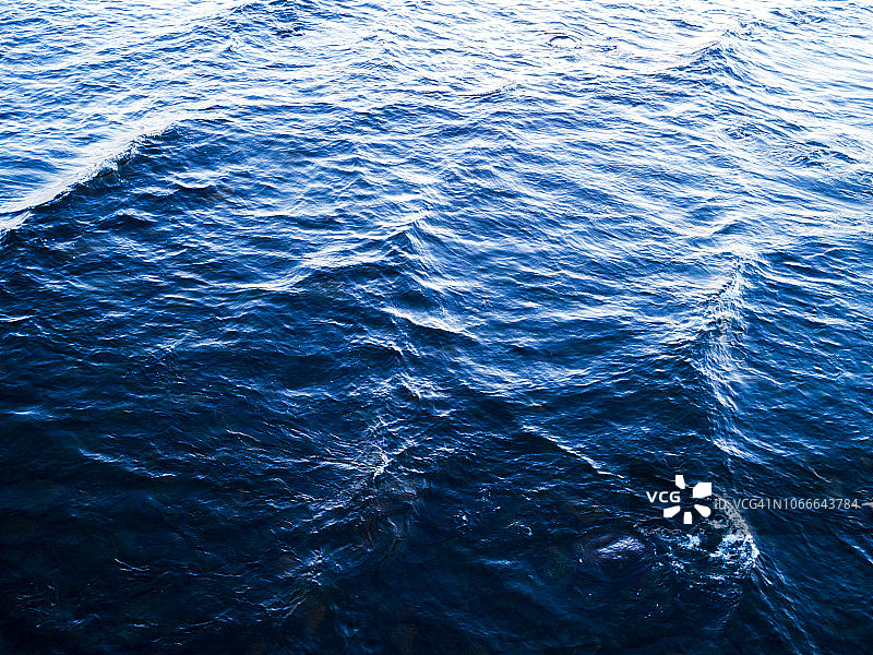 清澈海水纹理的鸟瞰图图片素材