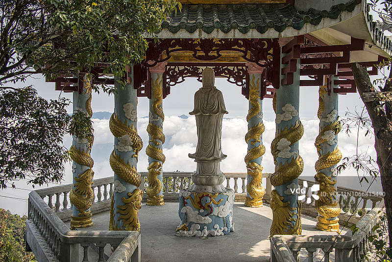 越南岘港巴拿山灵应寺图片素材