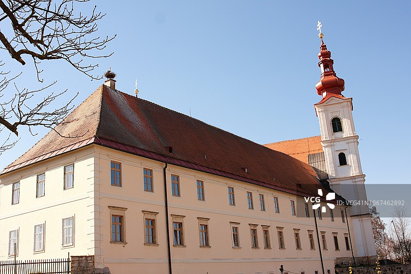 斯洛文尼亚的圣三一教堂和修道院图片素材