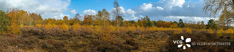 英国伯克郡的秋色图片素材