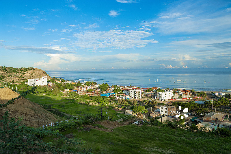 秘鲁通贝斯蓬塔萨尔海滩风光图片素材