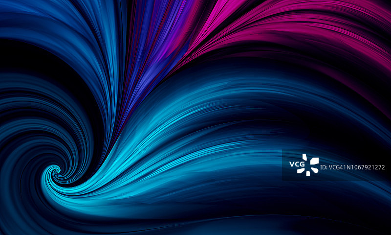 蓝色品红色抽象背景火焰羽毛图片素材