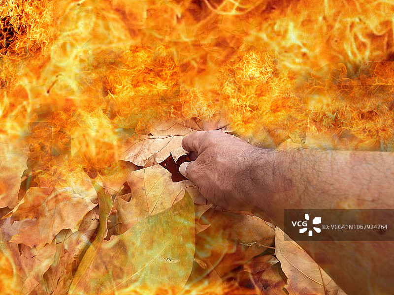 人为火灾图片素材