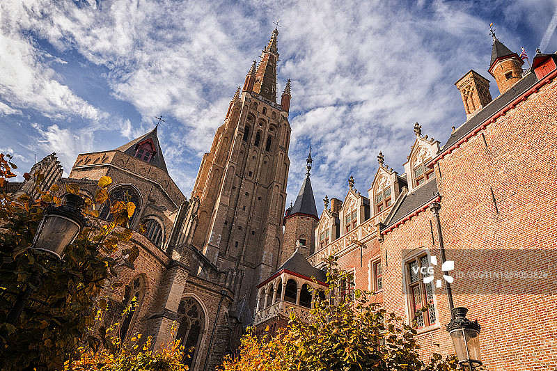 布鲁日大教堂图片素材